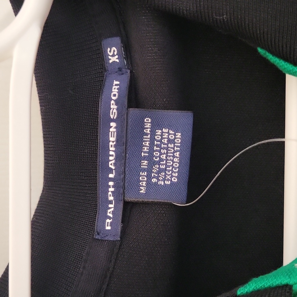 NWT Ralph Lauren Polo Dress in Black and Green, Size XS - Picture 5 of 9